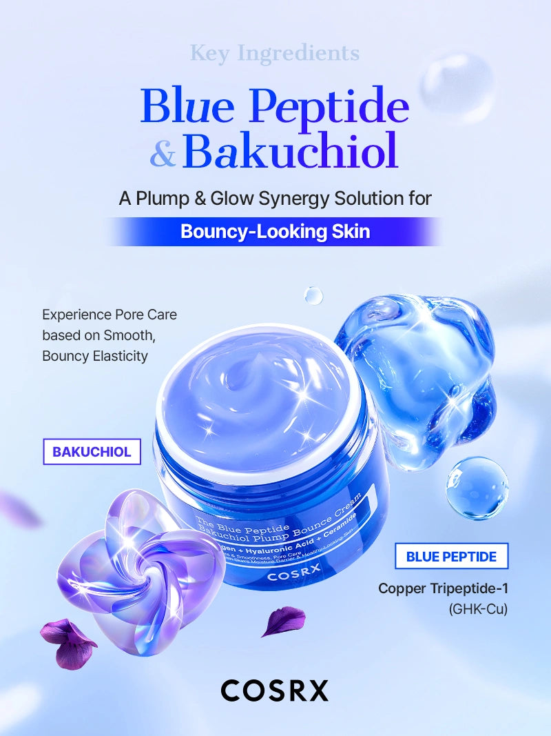 COSRX The Blue Peptide Bakuchiol Plump Bounce Cream - Image 14